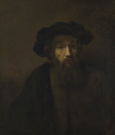 Rembrandt van Rijn, A Bearded Man in a Cap